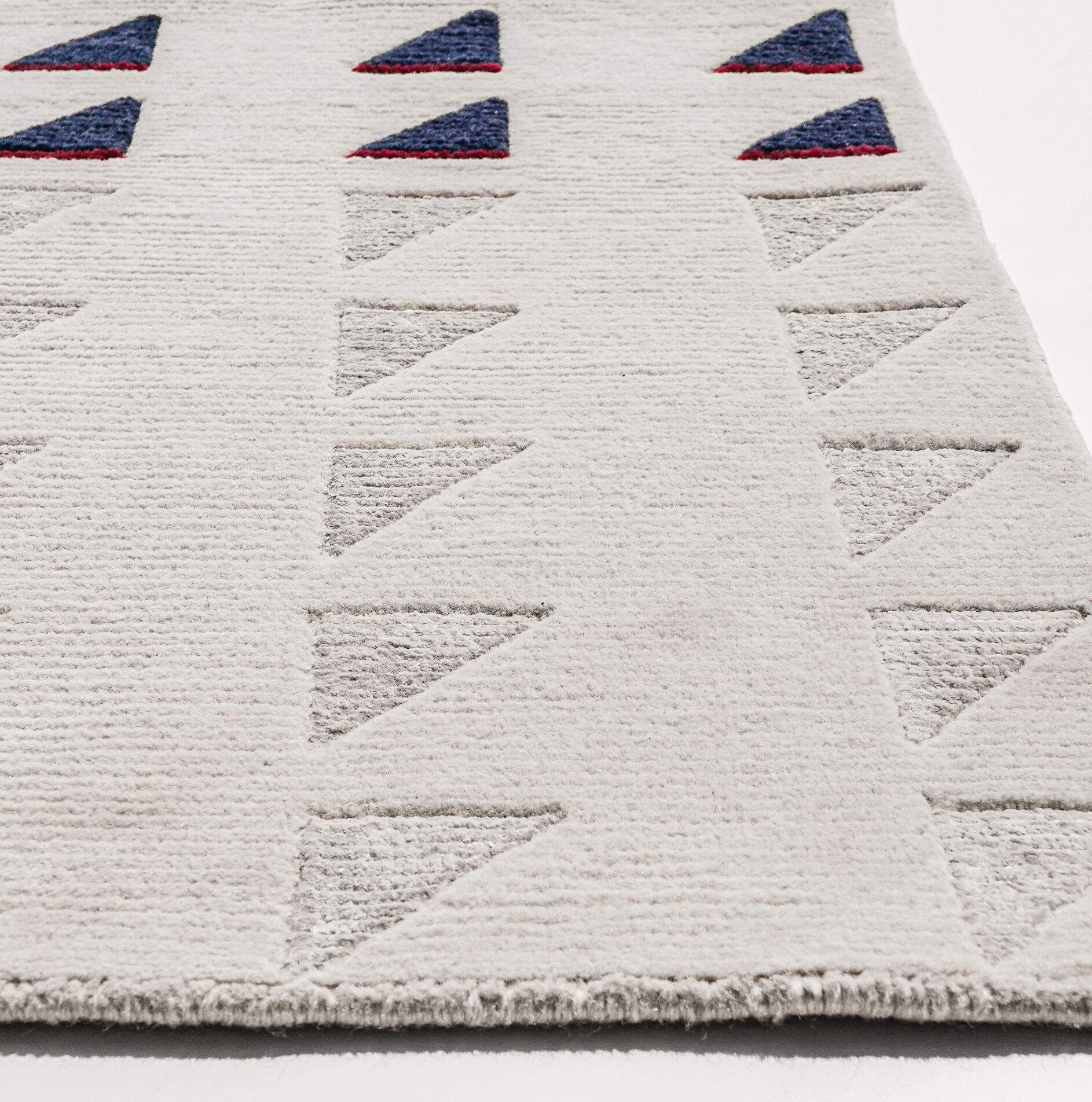 SELLERO GRIGIO CHIARO by Tapis Rouge - Tappeto rettangolare fatto a mano - 7