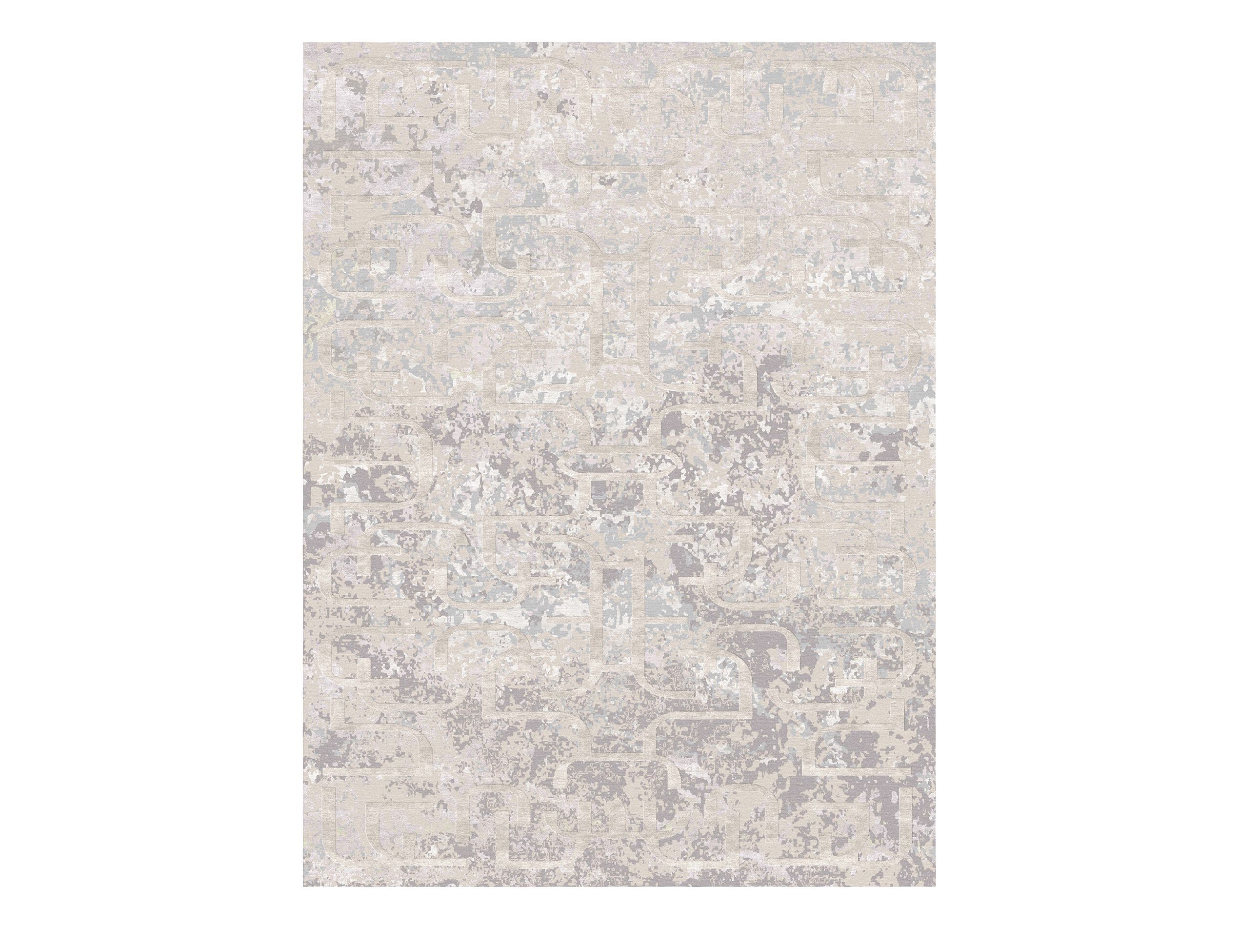 SILVER CHANTS by Tapis Rouge - Tappeto rettangolare fatto a mano