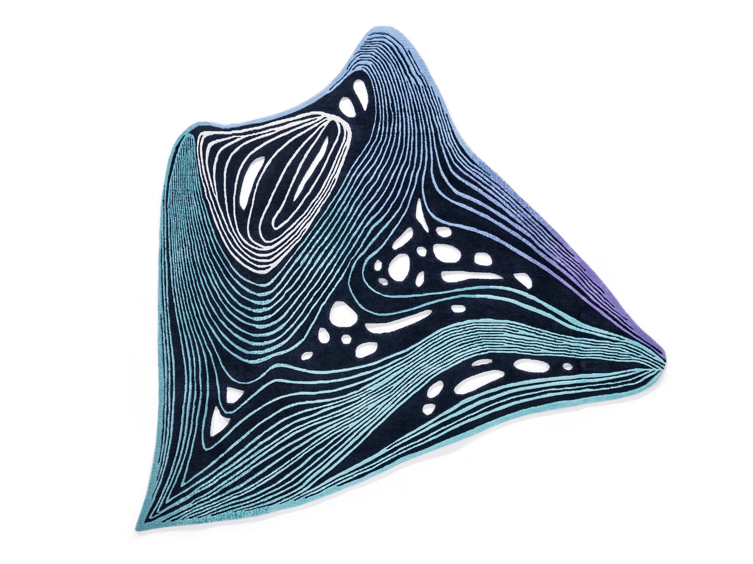 SOLARIS by Tapis Rouge - Tappeto curvo fatto a mano