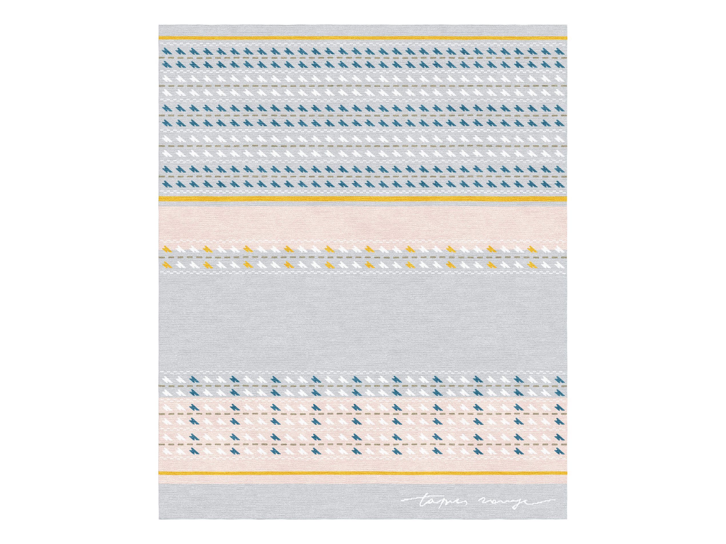 SONICO GRIGIO by Tapis Rouge - Tappeto rettangolare fatto a mano