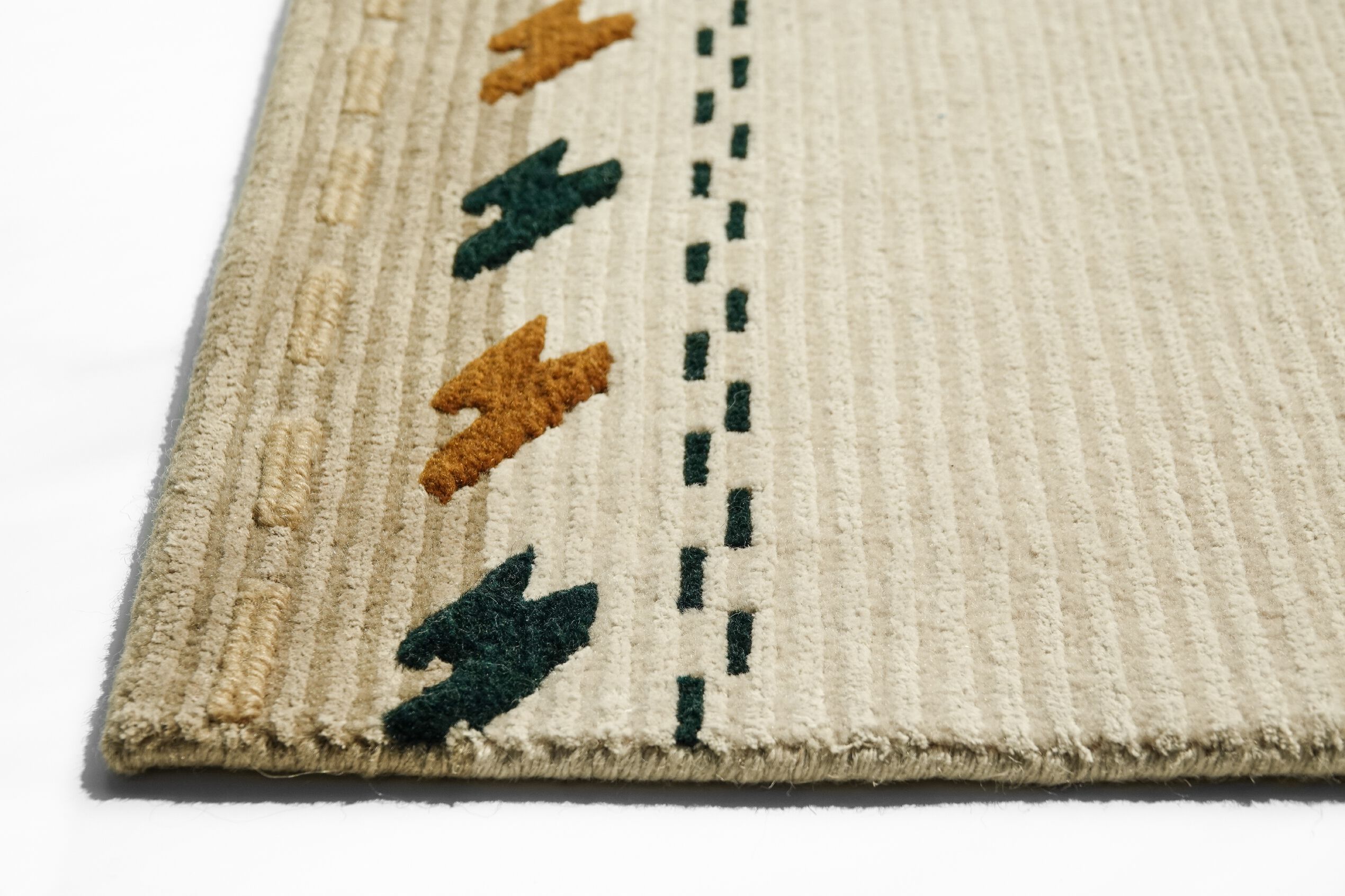 SONICO TORTORA by Tapis Rouge - Tappeto rettangolare fatto a mano - 4