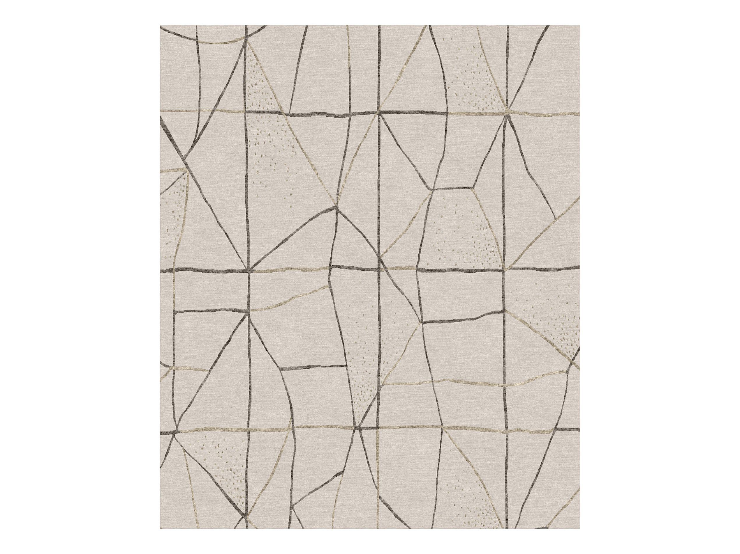 SUONO BASSO by Tapis Rouge - Tappeto rettangolare fatto a mano