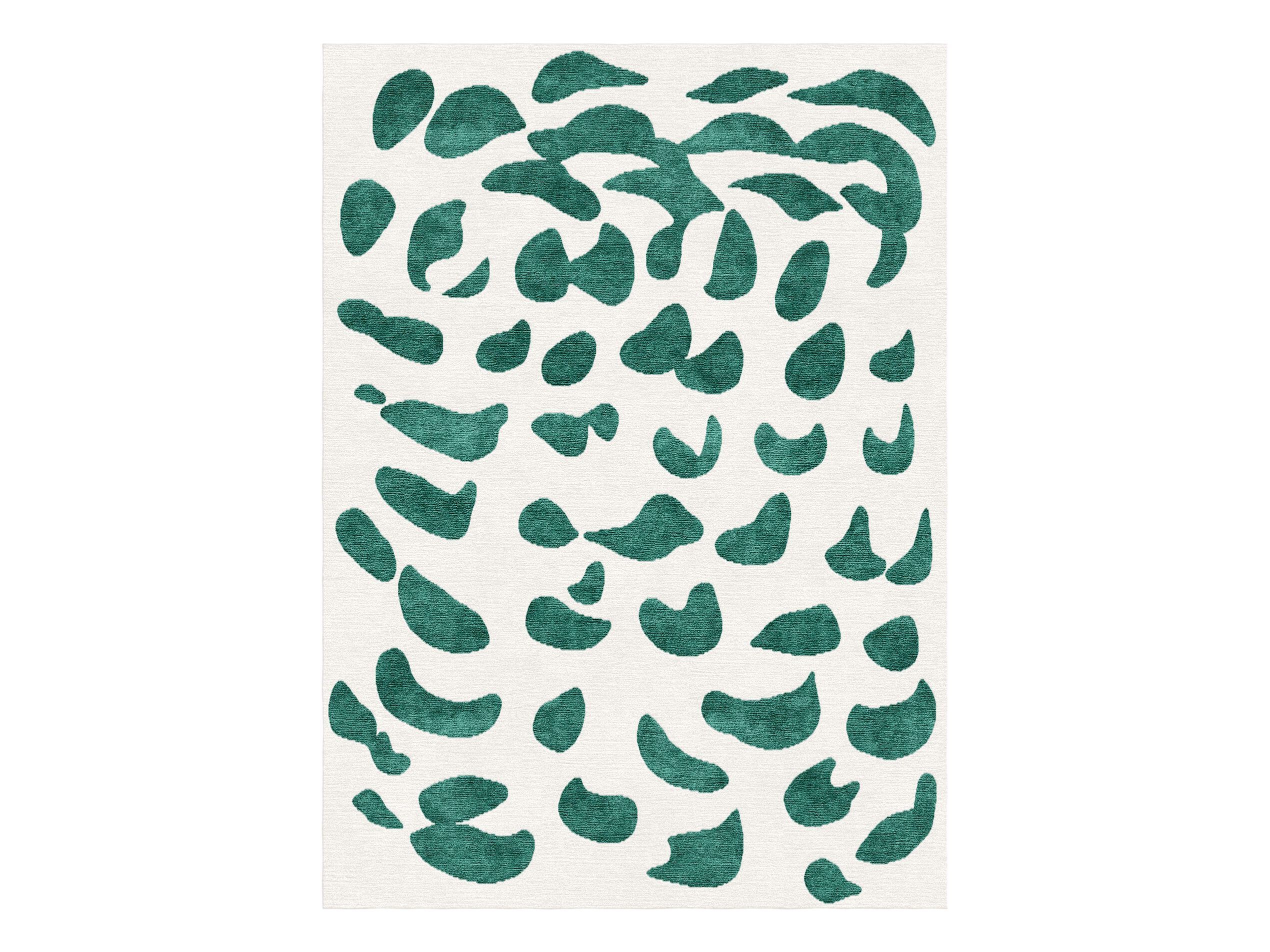 TRATTO VERDE by Tapis Rouge - Tappeto fatto a mano rettangolare
