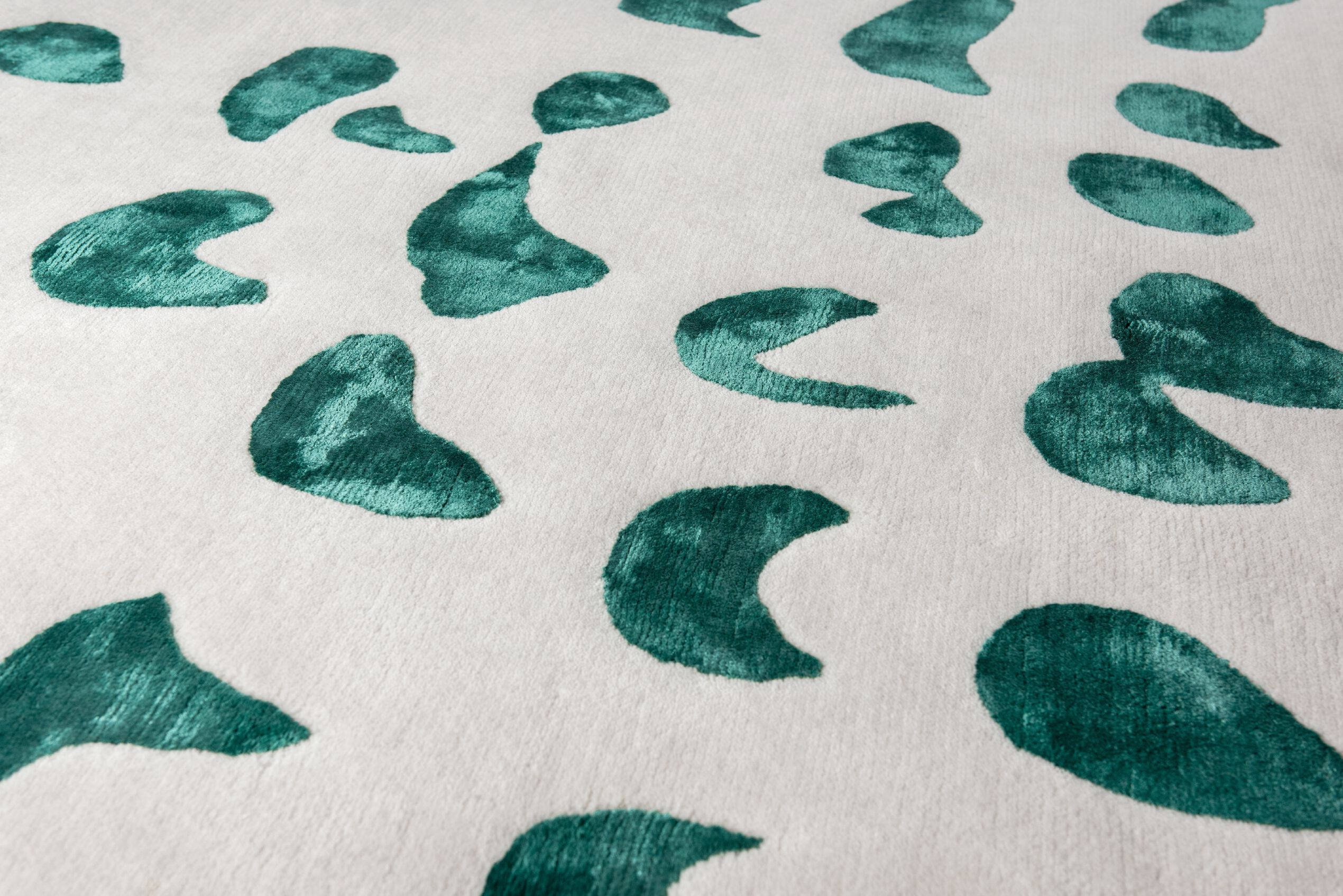 TRATTO VERDE by Tapis Rouge - Tappeto fatto a mano rettangolare - 3