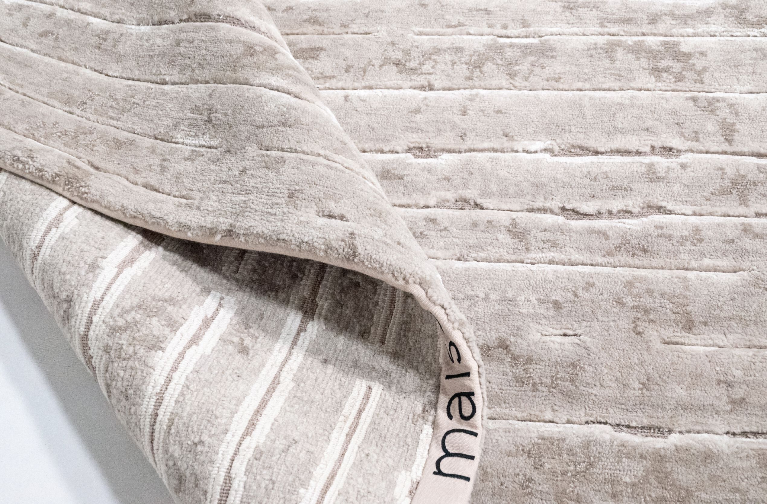 TWO BEIGE by Tapis Rouge - Tappeto rettangolare fatto a mano - 9