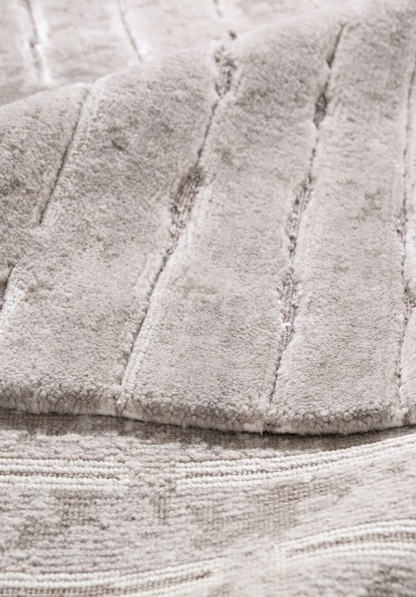 TWO BEIGE by Tapis Rouge - Tappeto rettangolare fatto a mano - 10
