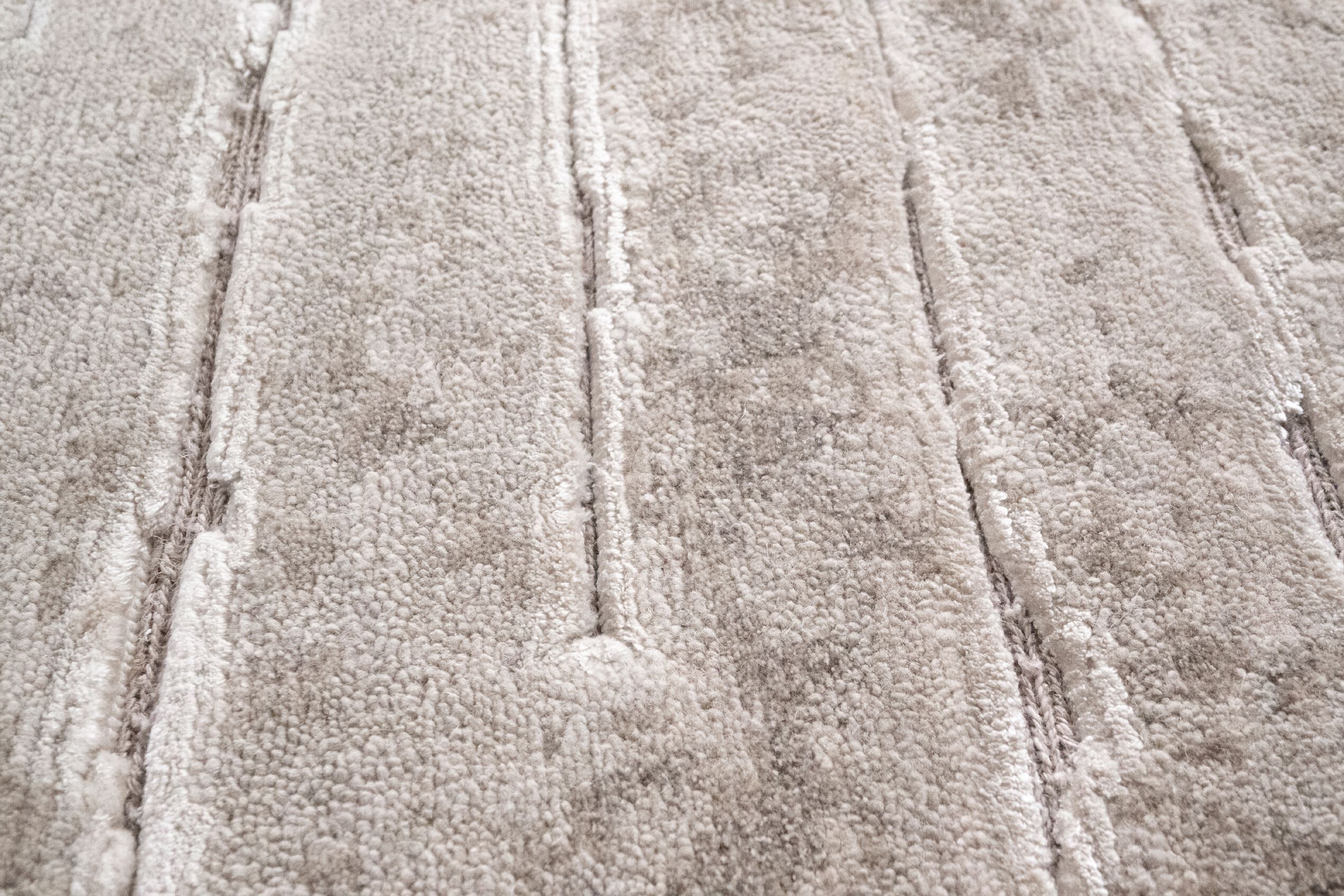 TWO BEIGE by Tapis Rouge - Tappeto rettangolare fatto a mano - 8