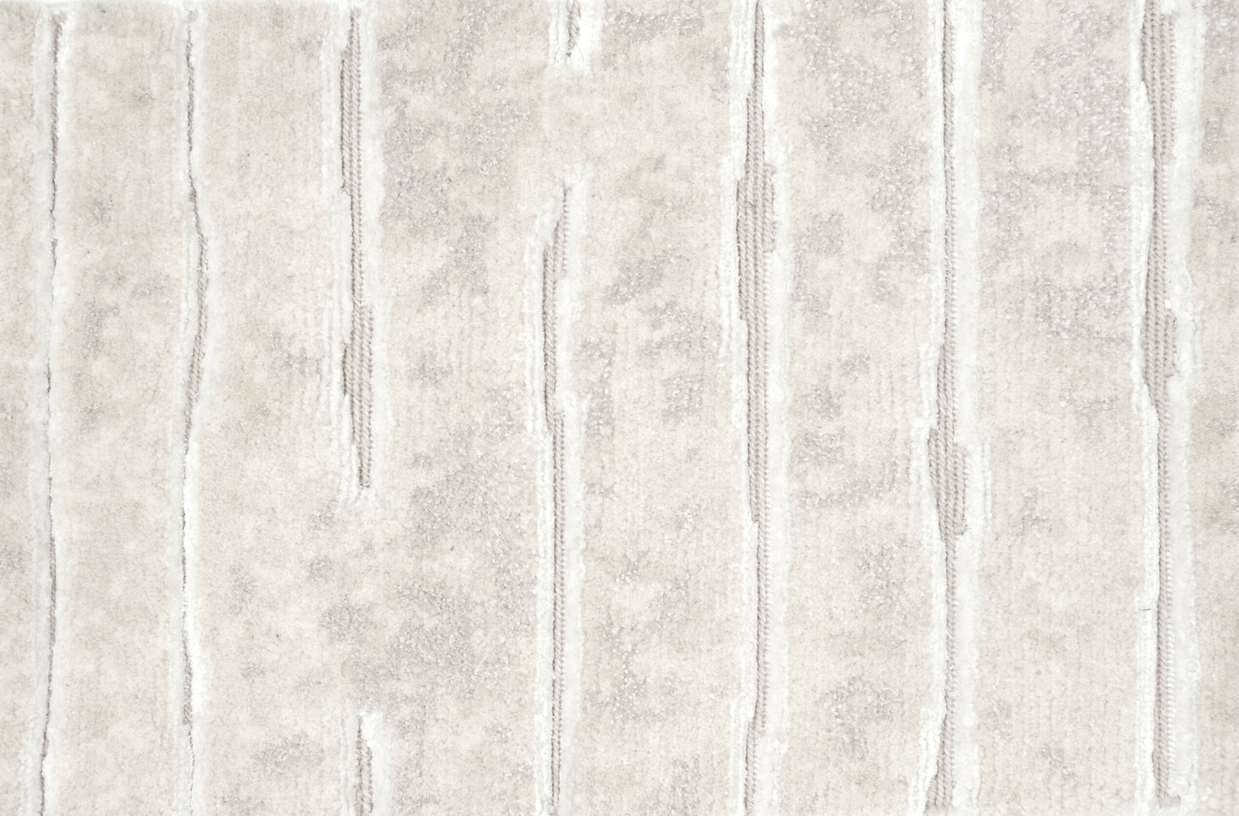 TWO WHITE by Tapis Rouge - Tappeto rettangolare fatto a mano - 9