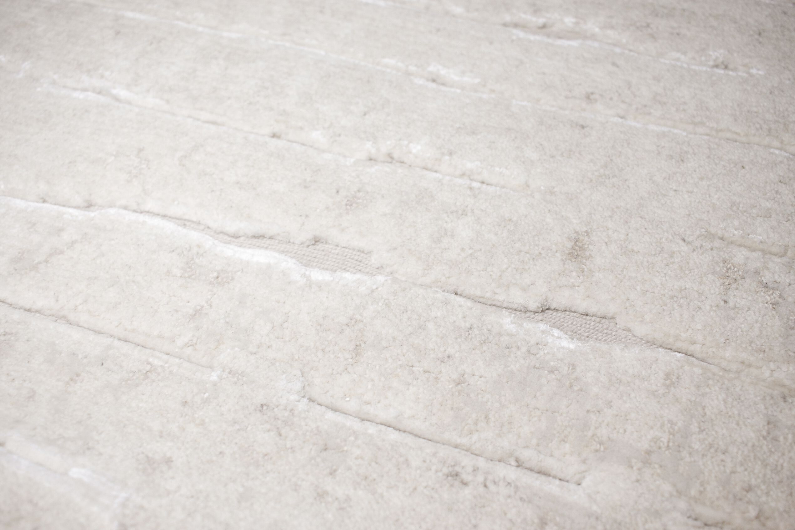 TWO WHITE by Tapis Rouge - Tappeto rettangolare fatto a mano - 5