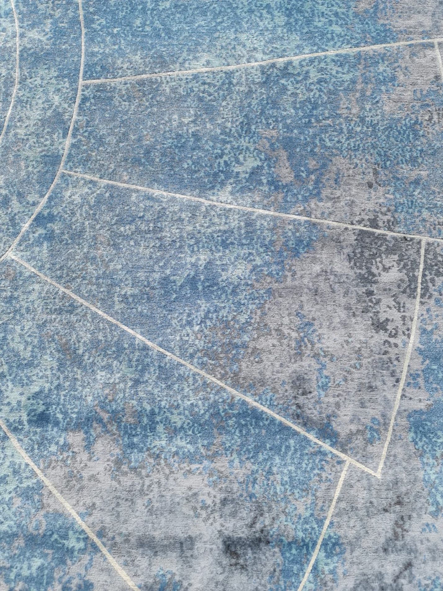 VENEZIA CELESTE by Tapis Rouge - Tappeto rettangolare fatto a mano - 4