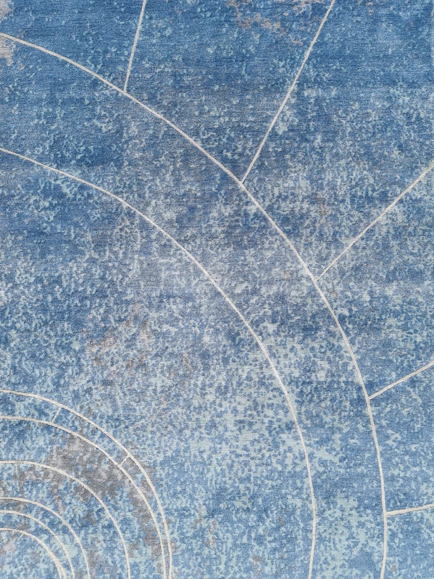 VENEZIA CELESTE by Tapis Rouge - Tappeto rettangolare fatto a mano - 5