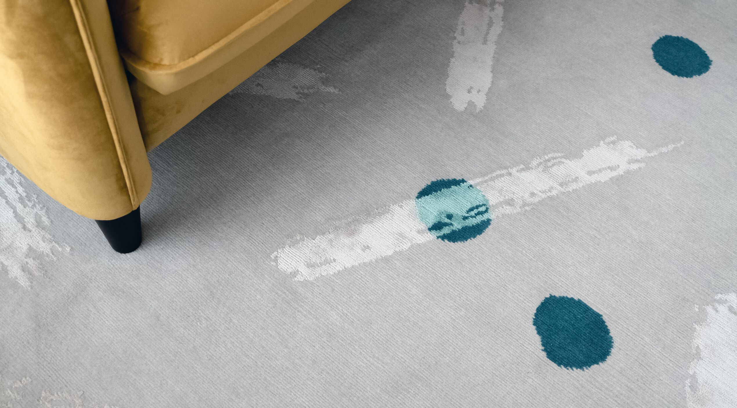 YUKI BLU by Tapis Rouge - Tappeto rettangolare fatto a mano - 5