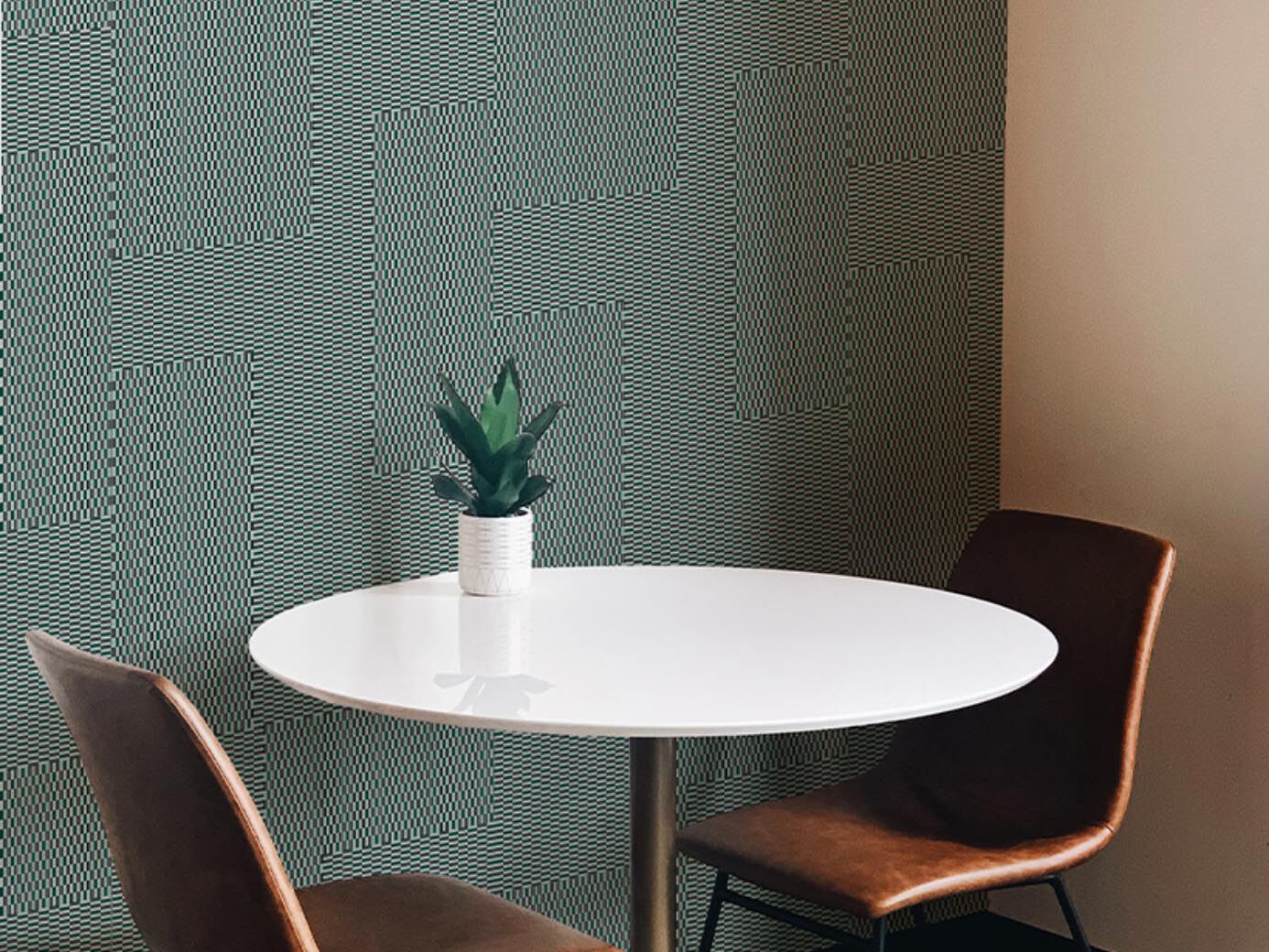 GRID BRICKS by Texturae - Carta da parati geometrica lavabile