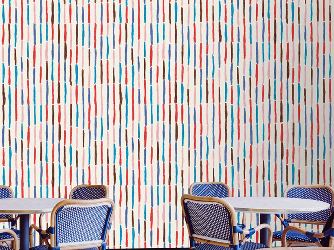 REGOLI by Texturae - Carta da parati a righe