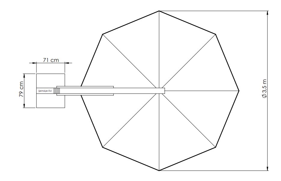 Base Per Ombrellone Rotonda Sunnyglade - Peso 13,7 Kg, Adattatori Inclusi, Resina Effetto Cemento