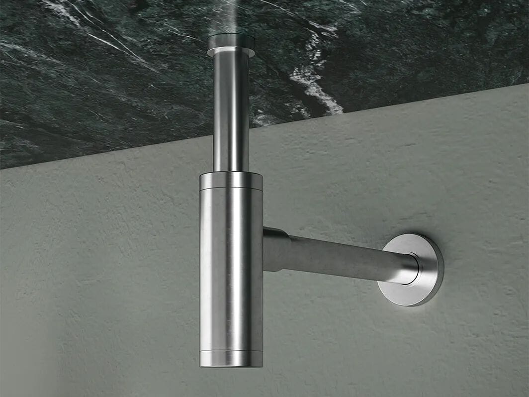 ENCELADE by Trone - Sifone in acciaio inox per lavabo