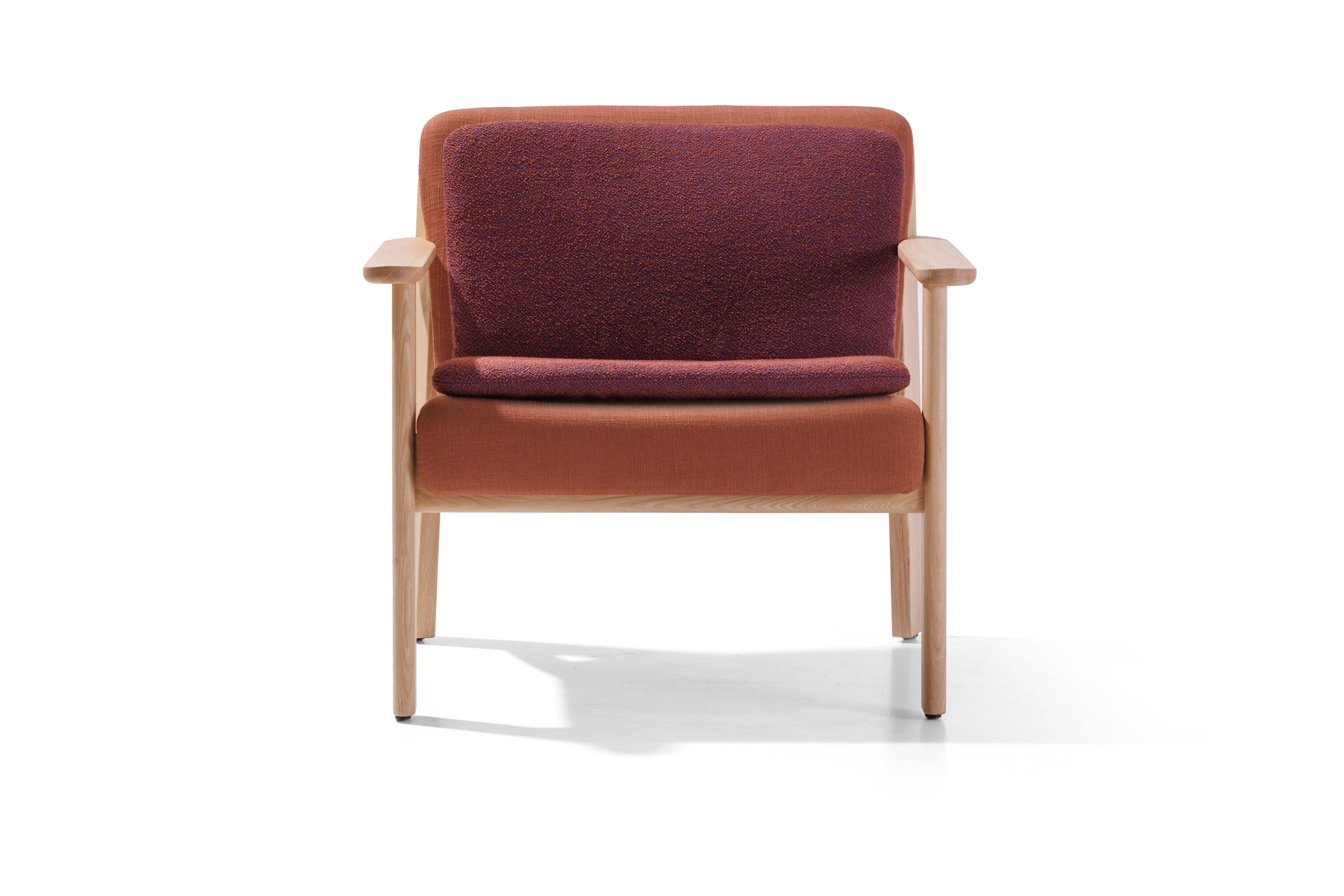 LISA SOFT by True Design - Poltrona in tessuto living con braccioli - 9