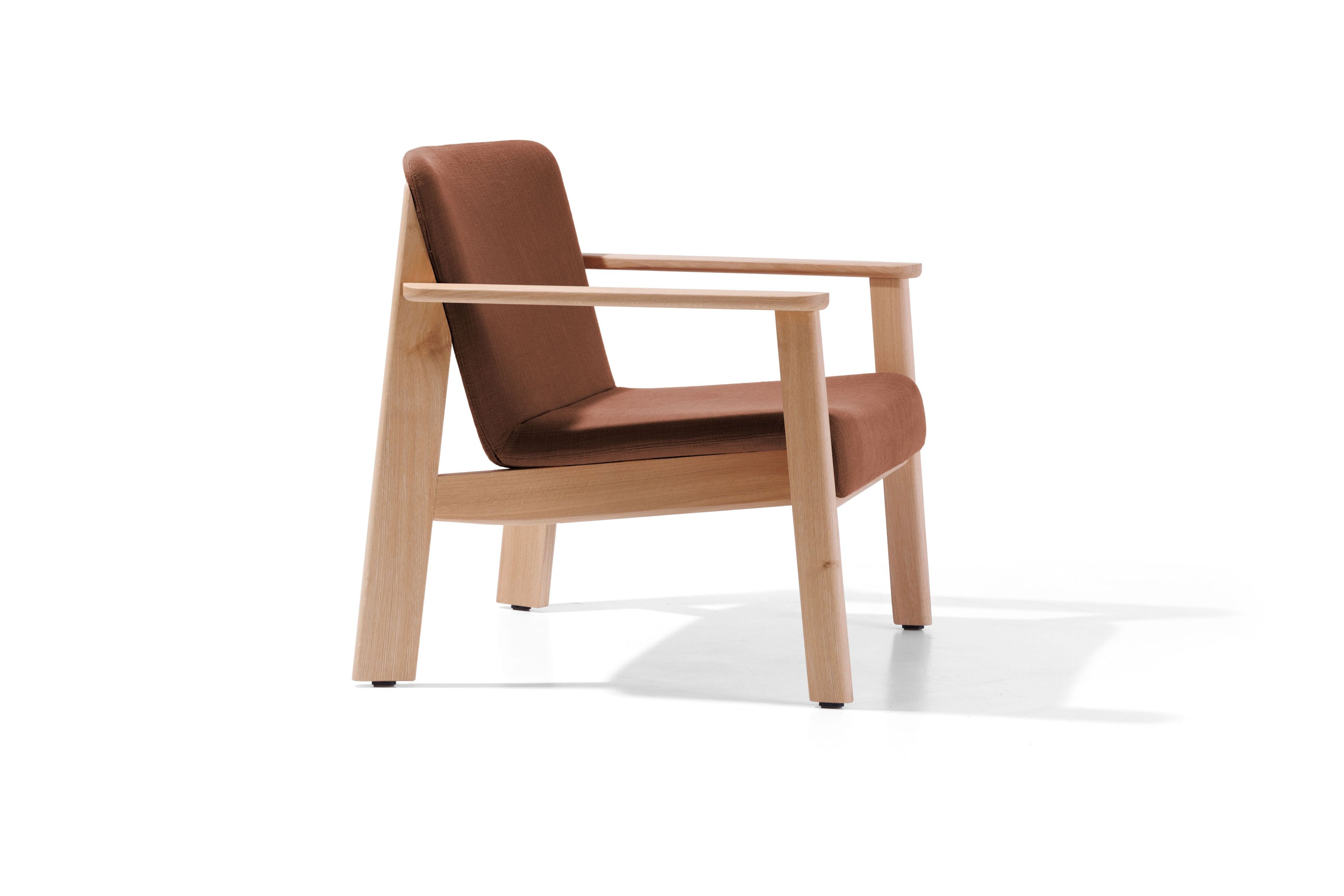 LISA SOFT by True Design - Poltrona in tessuto living con braccioli - 4