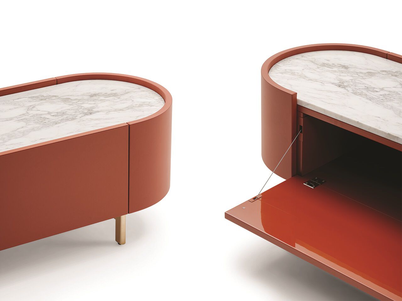 ROMA Wooden TV cabinet By Turri | design Monica Armani