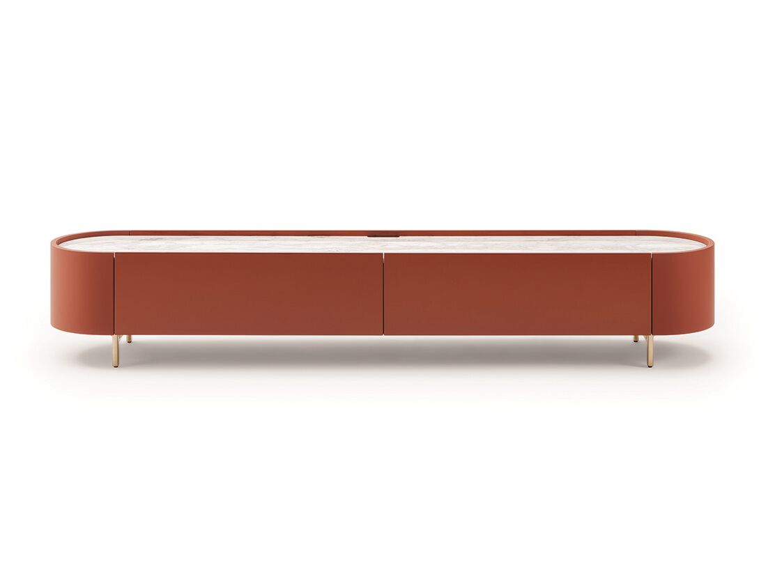 ROMA Mobile TV in legno By Turri | design Monica Armani
