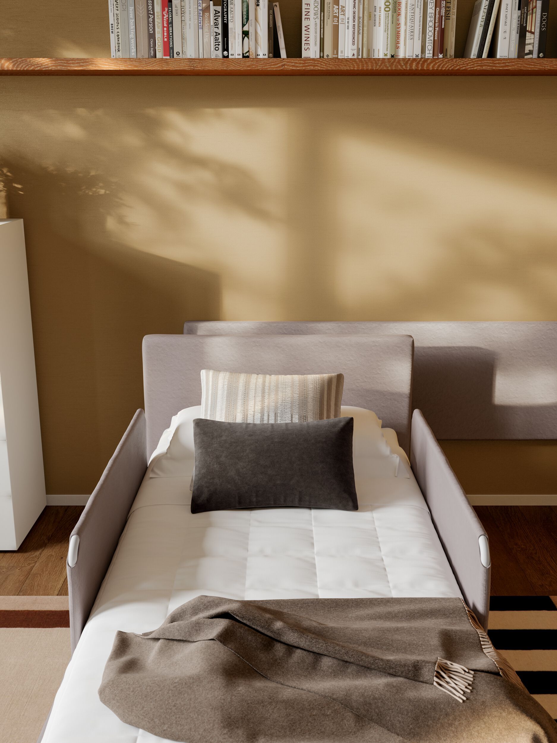 BE-MAX MOD.2 by Twils - Letto imbottito con ruote - 6