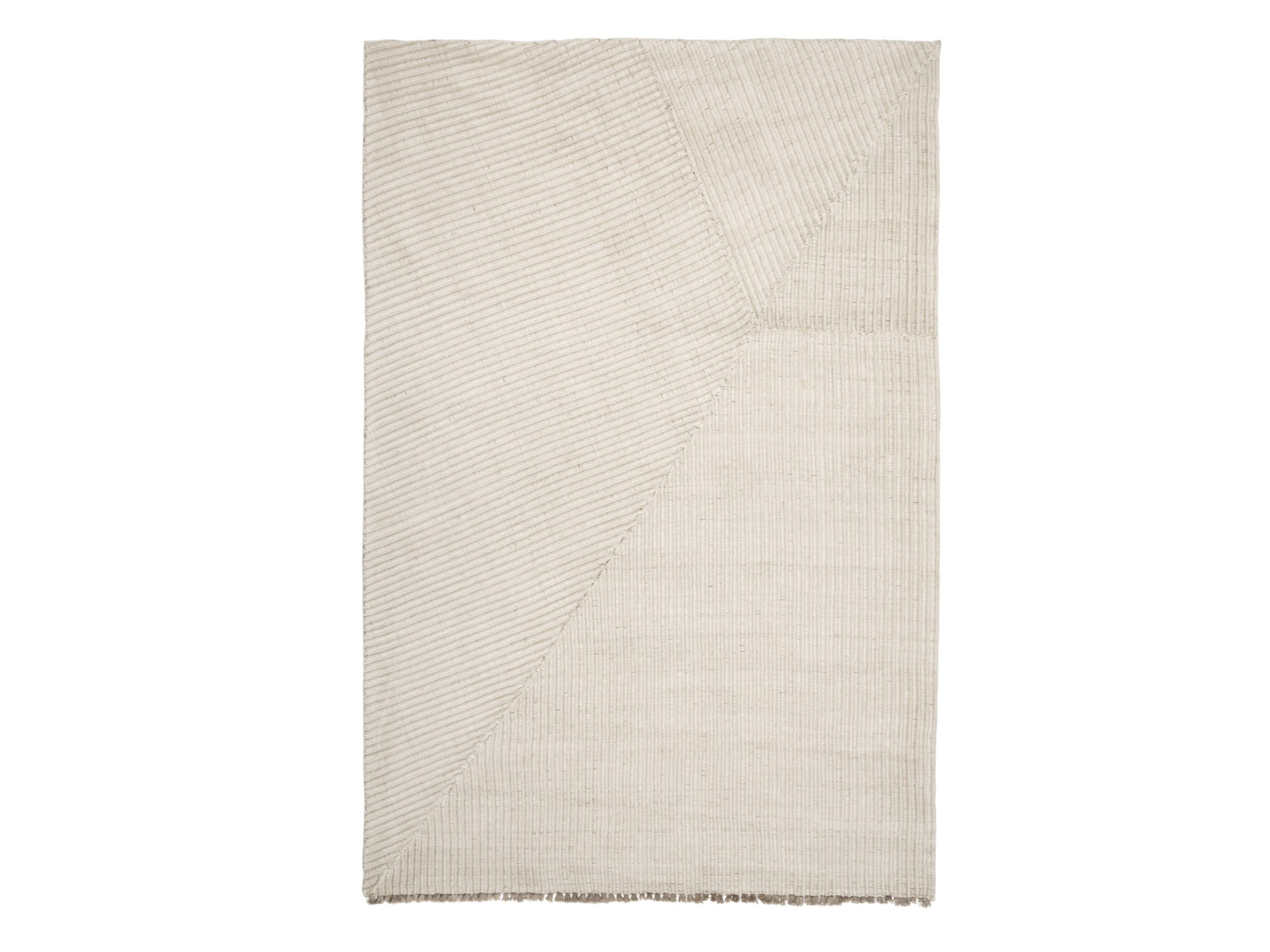 Solid-color handmade polyester rug (UN)FOLD Flat weave rugs Collection ...