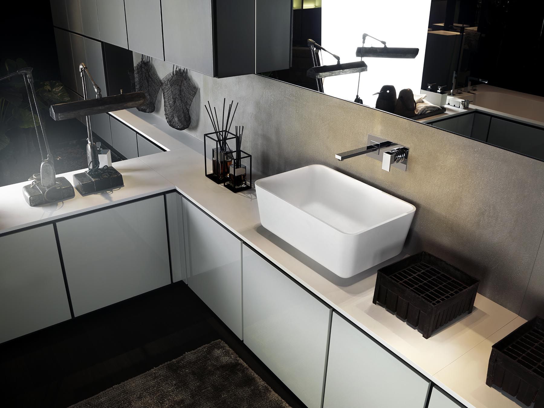 Corner sectional modular bathroom URBAN CHIC 01 By Karol design