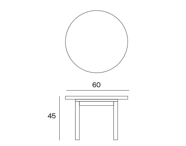 Dimensions LEGANTE TABLE SERIES