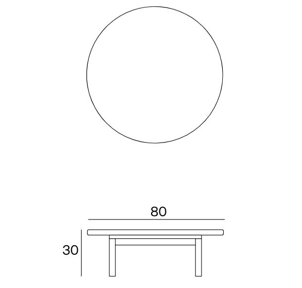 Dimensions LEGANTE TABLE SERIES