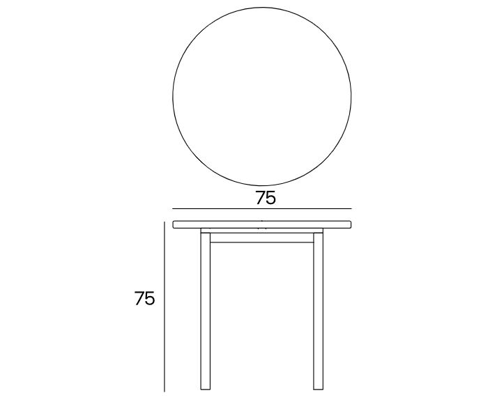 Dimensions LEGANTE TABLE SERIES