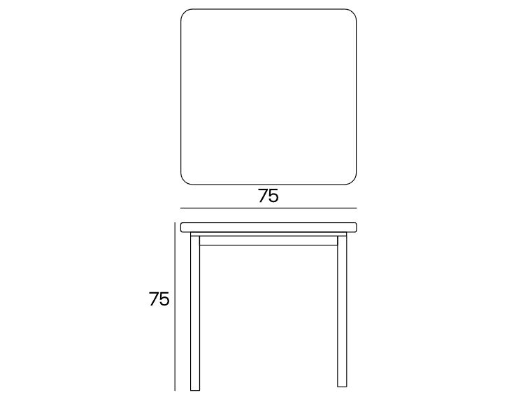 Dimensions LEGANTE TABLE SERIES