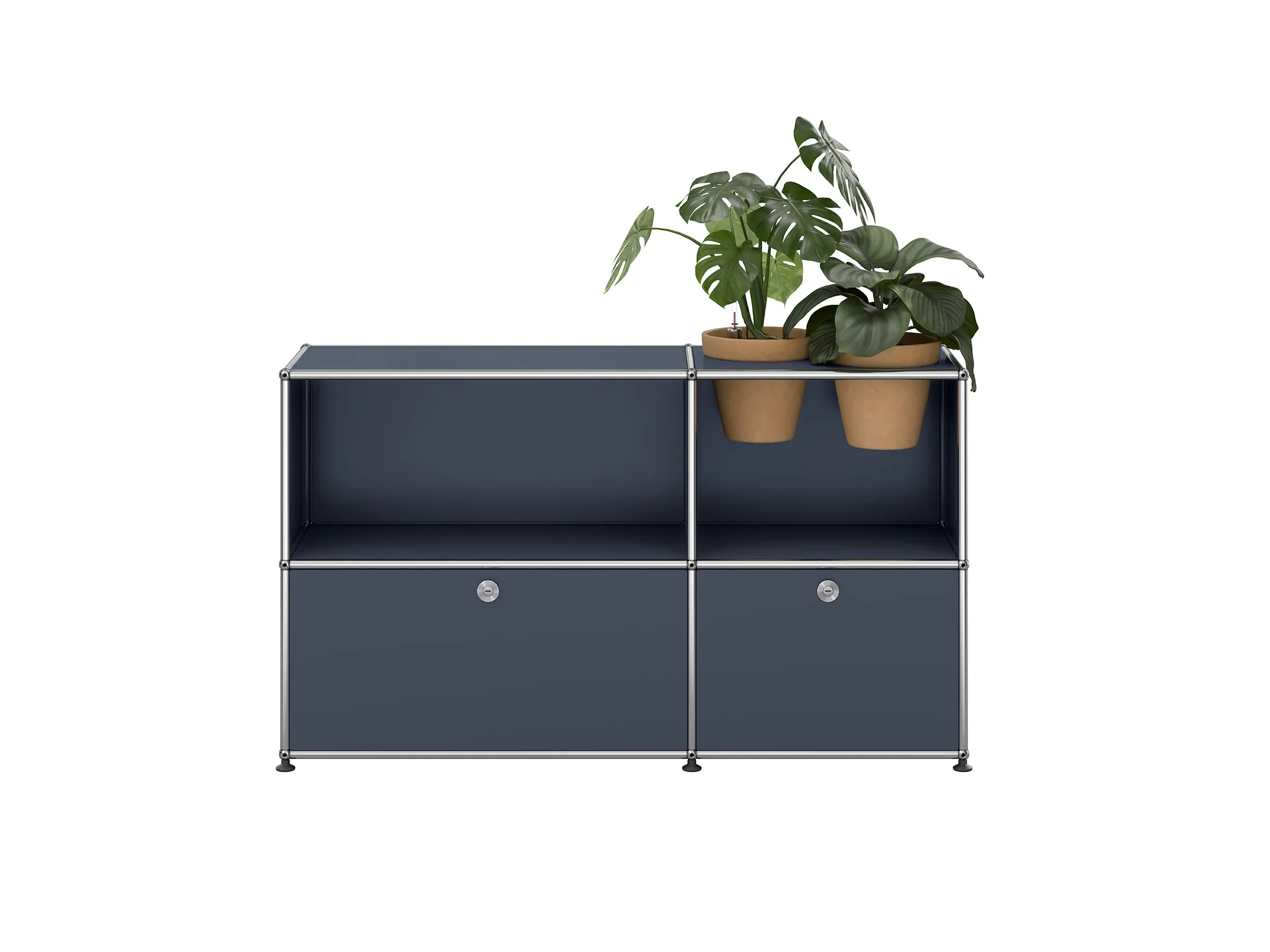 USM HALLER Modular steel sideboard with flap doors By USM
