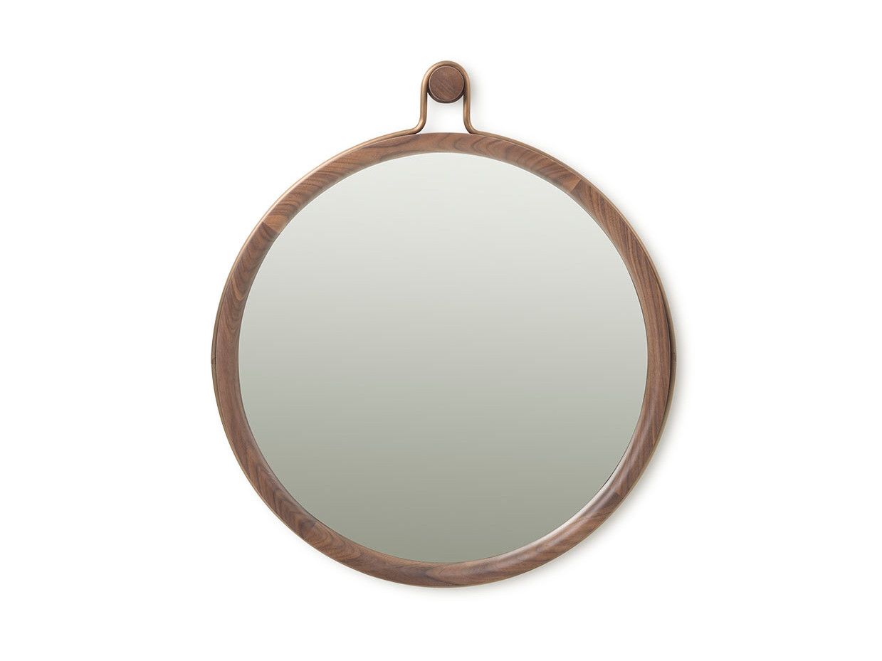 Wallmounted framed round mirror UTILITY ROUND MIRROR LARGE Utility