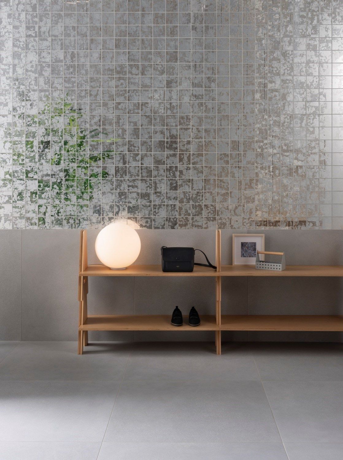 Mirrored glass wall tiles VEDONONVEDO By DECORATORI BASSANESI design