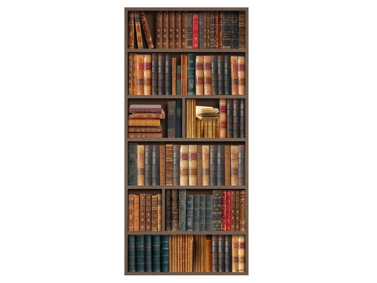 Tapiz de poliéster OLD GOLDEN BOOKSHELVES By Koziel