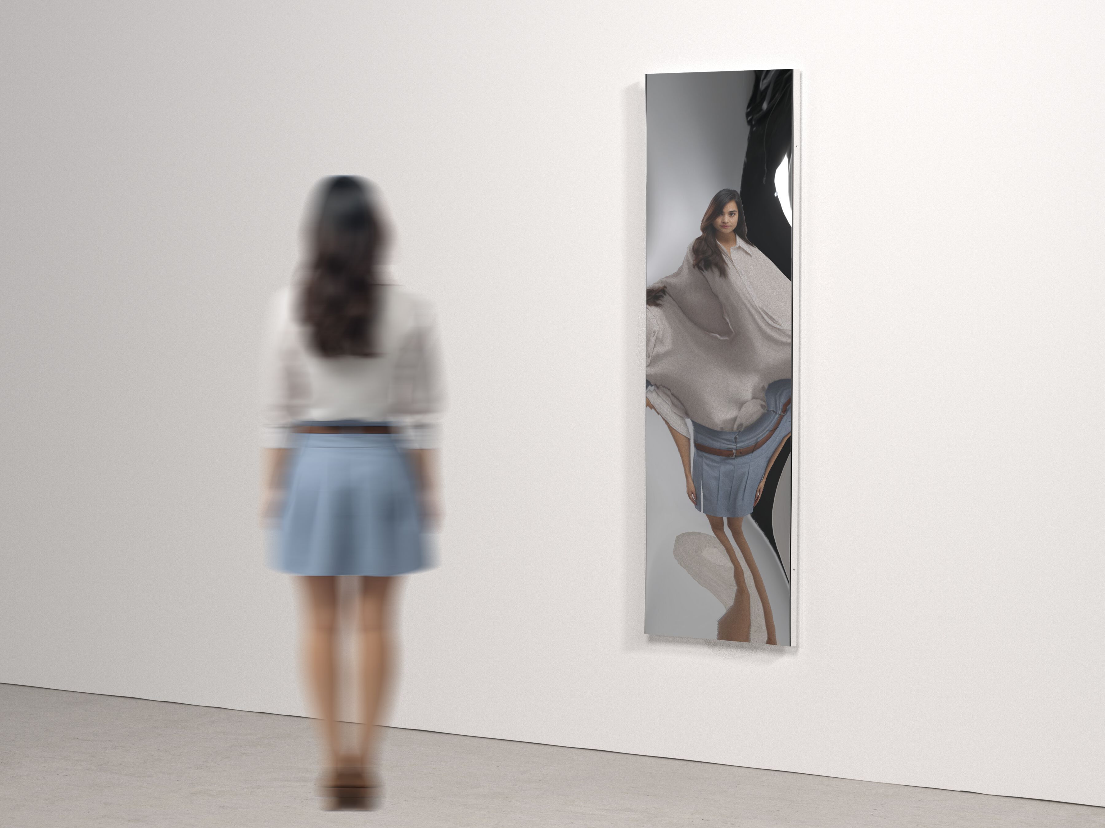 DISTORTING MIRROR 150x45 by VIDAME EDITIONS - Specchio