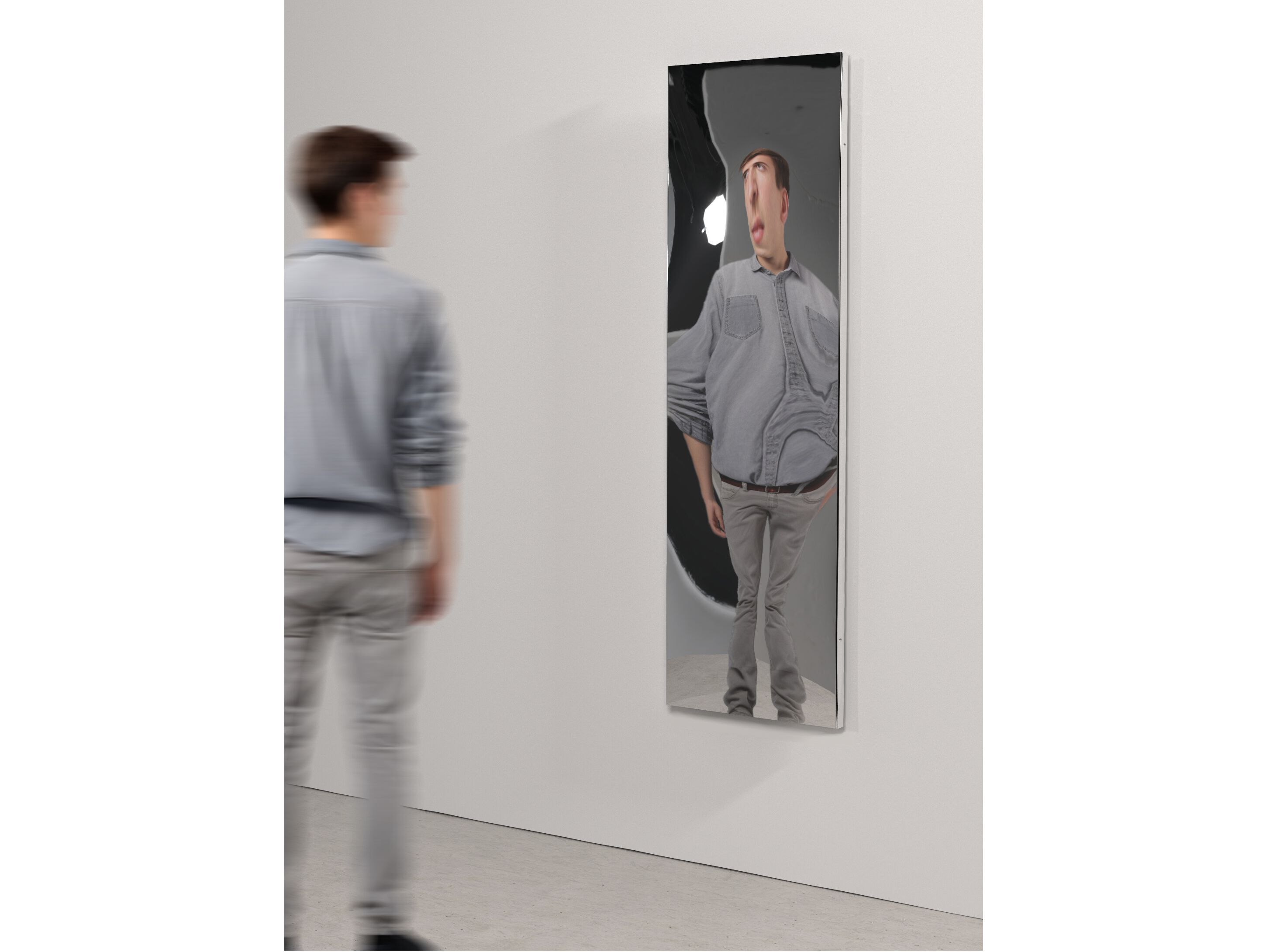DISTORTING MIRROR 150x45 by VIDAME EDITIONS - Specchio - 2