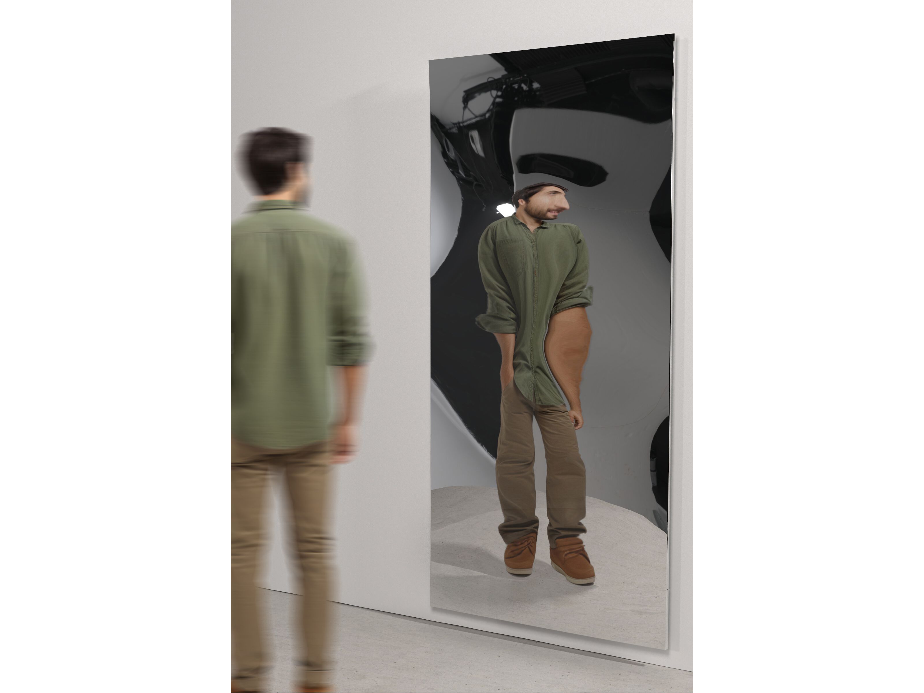 DISTORTING MIRROR 200x94 Distorting mirror By VIDAME EDITIONS