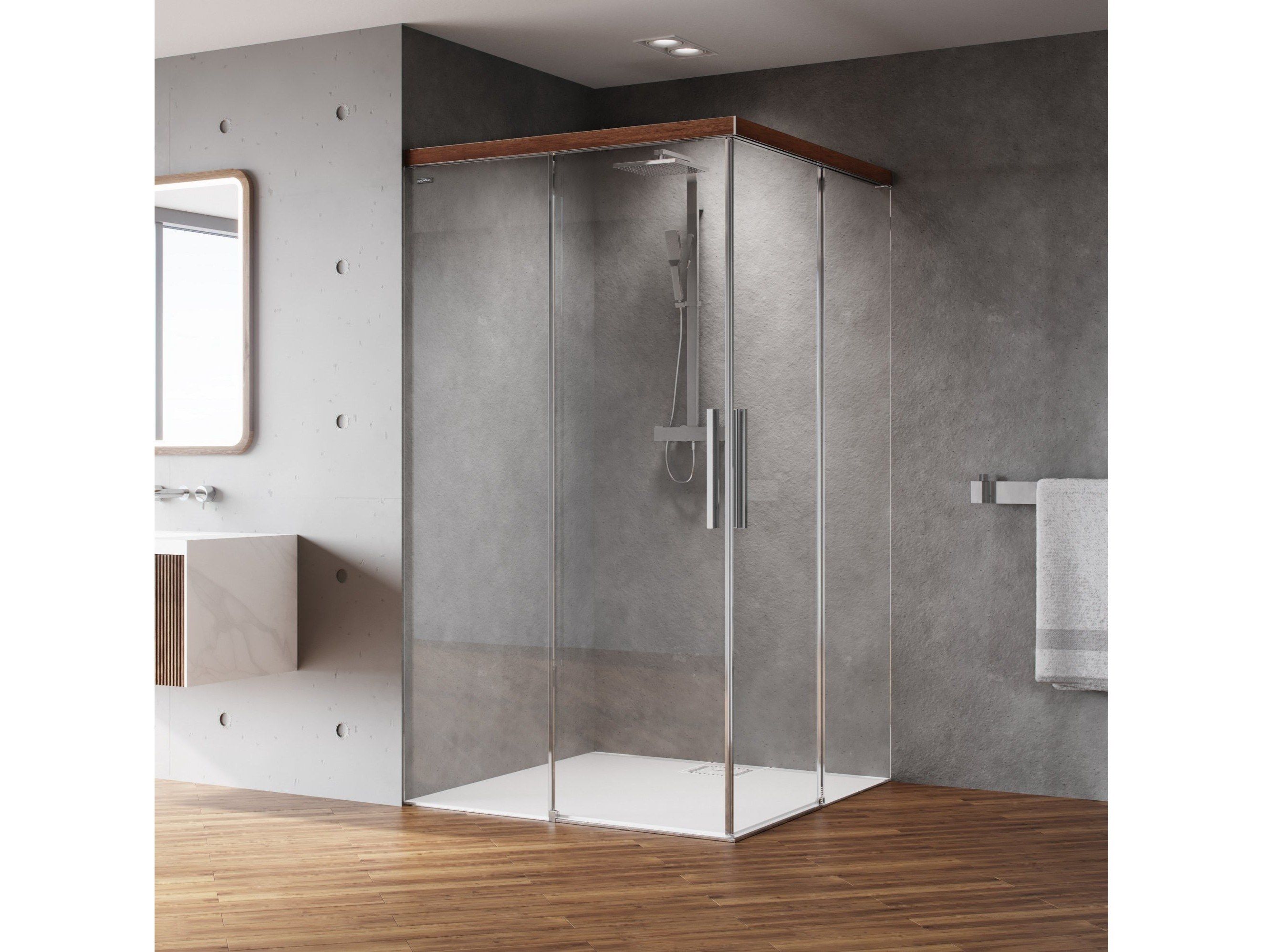 VIVA Cabine de duche com porta de correr By DUSCHOLUX