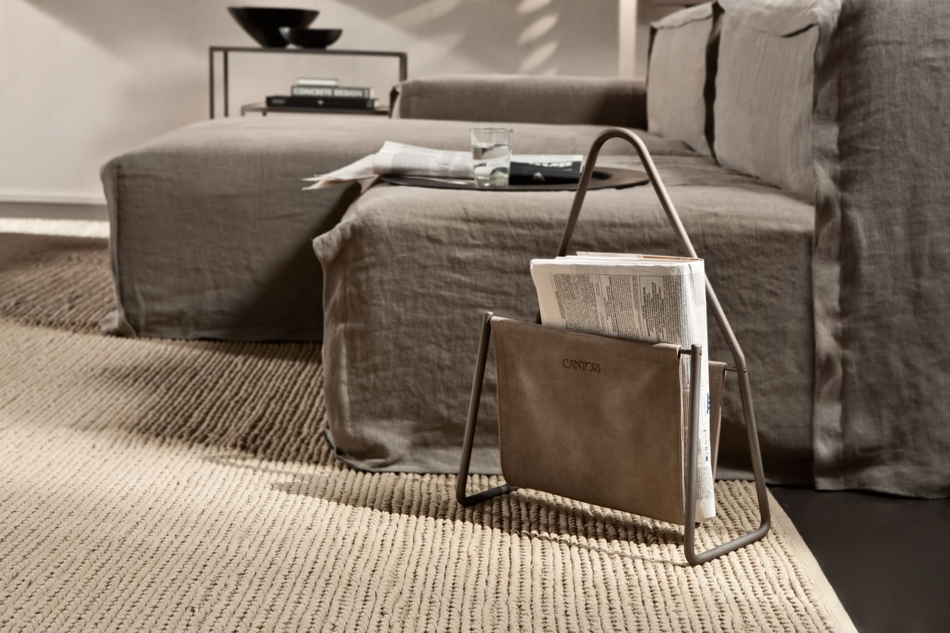 Vogue Magazine Rack Iron magazine rack VOGUE By Cantori