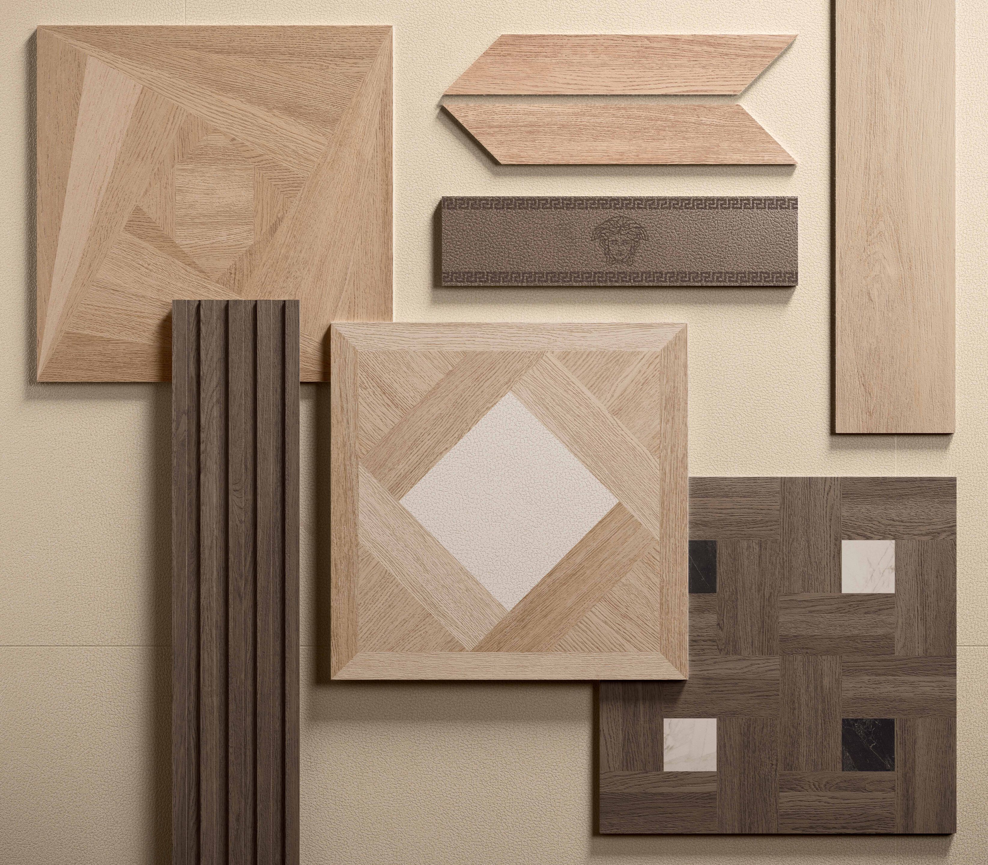 LEATHERWOOD CUIR CHOCOLATE by Versace Ceramics - Pavimento/rivestimento in gres porcellanato effetto pelle - 4