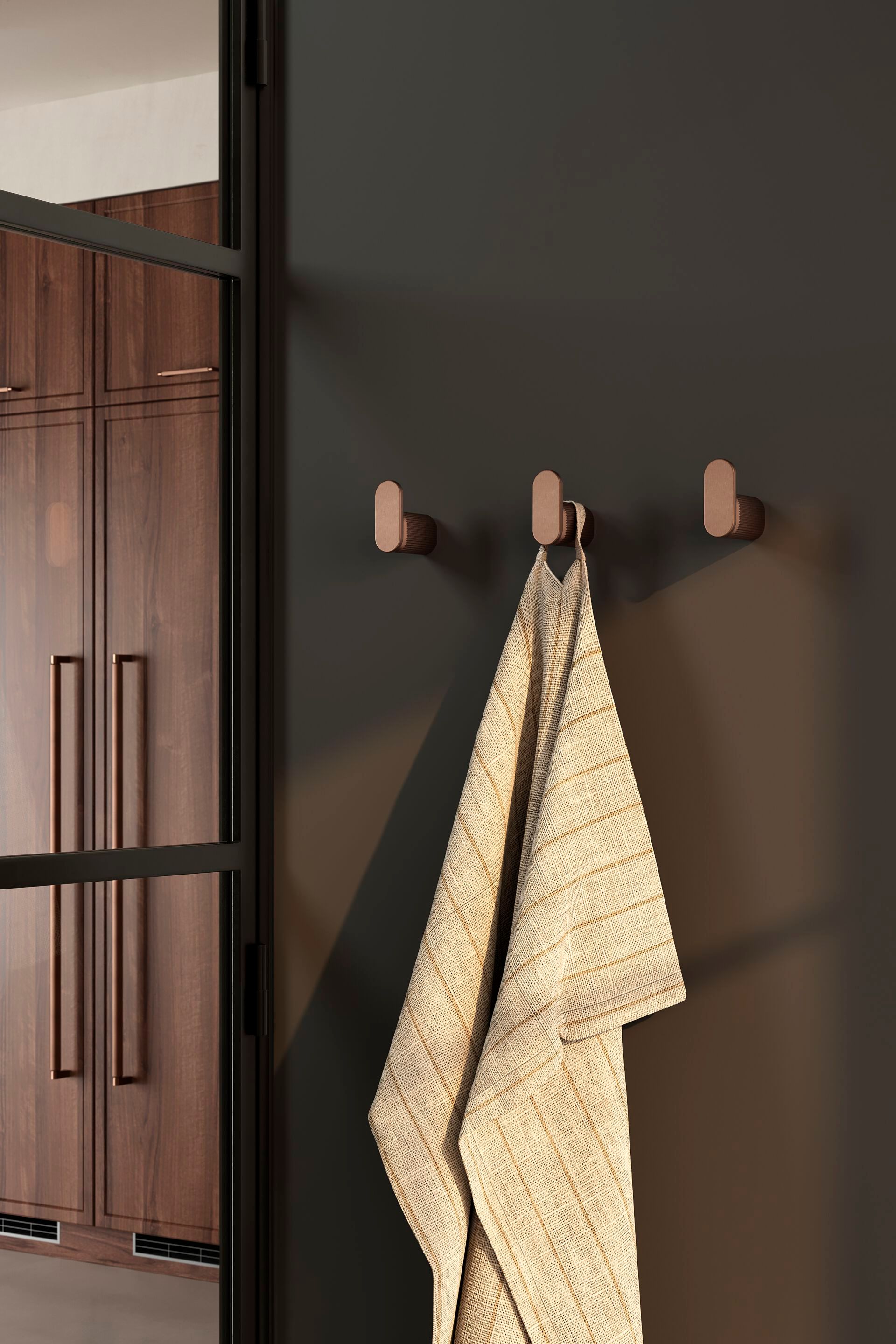 BROOKLYN by Viefe - Gancio a parete in alluminio - 2