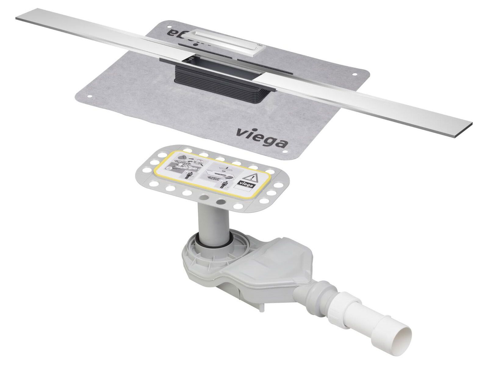 ADVANTIX CLEVIVA by Viega Italia - Scarico per doccia modulare in acciaio inox - 4