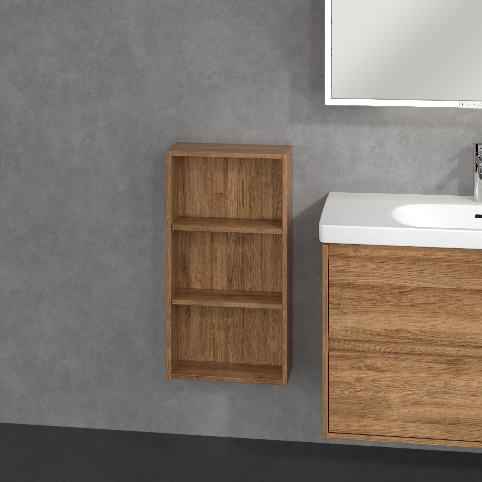 MY VIEW + by Villeroy & Boch - Mobile bagno a giorno sospeso - 48