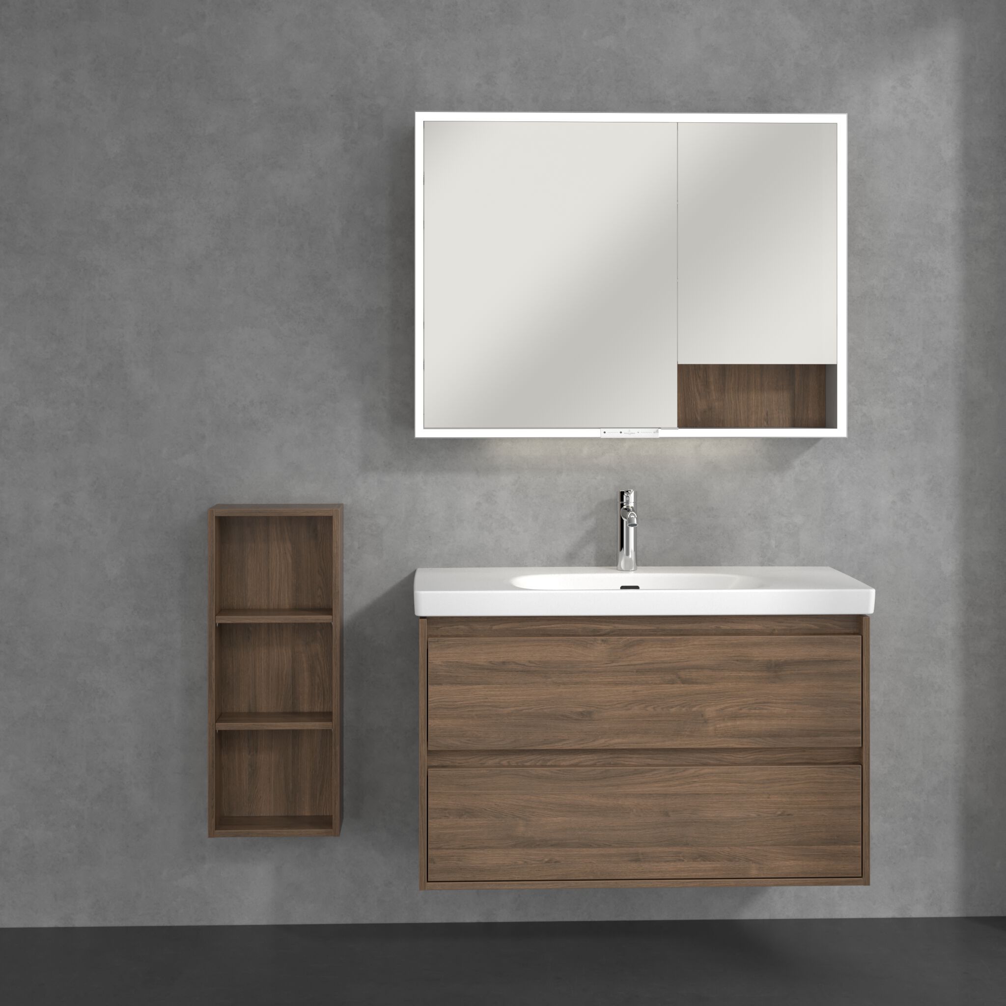 MY VIEW + by Villeroy & Boch - Mobile bagno a giorno sospeso - 32
