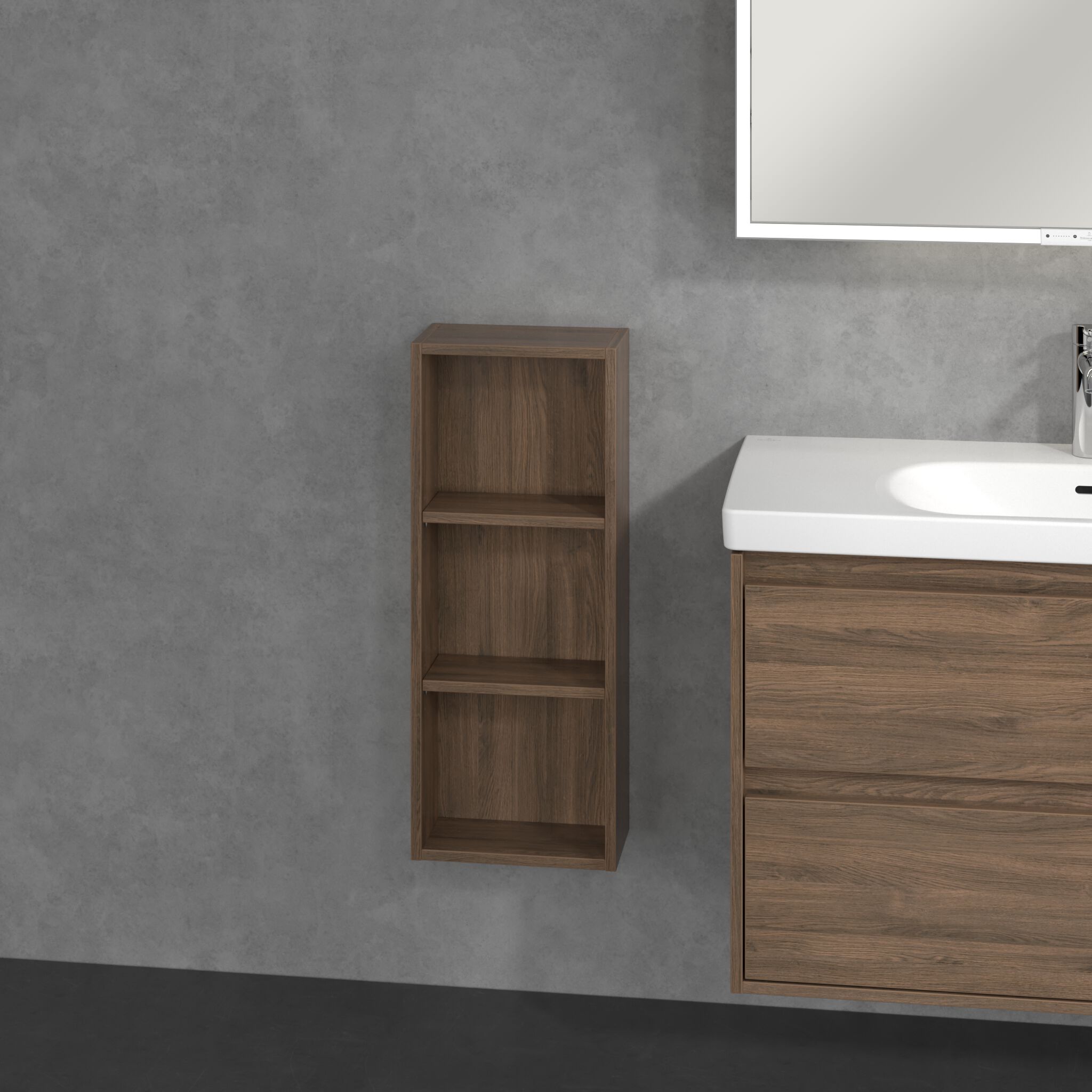MY VIEW + by Villeroy & Boch - Mobile bagno a giorno sospeso - 30