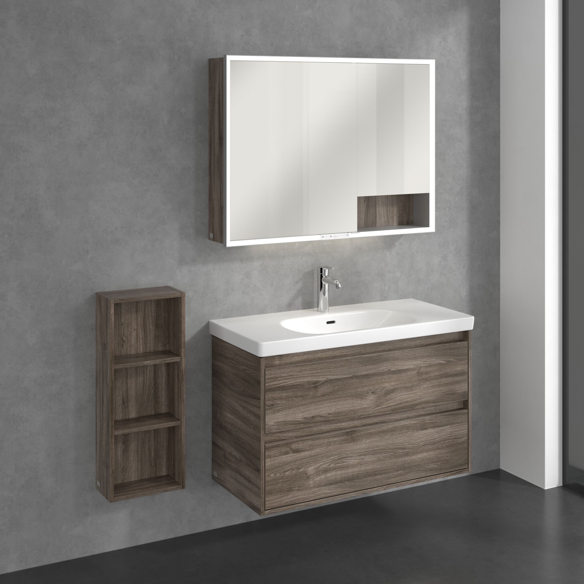 MY VIEW + by Villeroy & Boch - Mobile bagno a giorno sospeso - 22