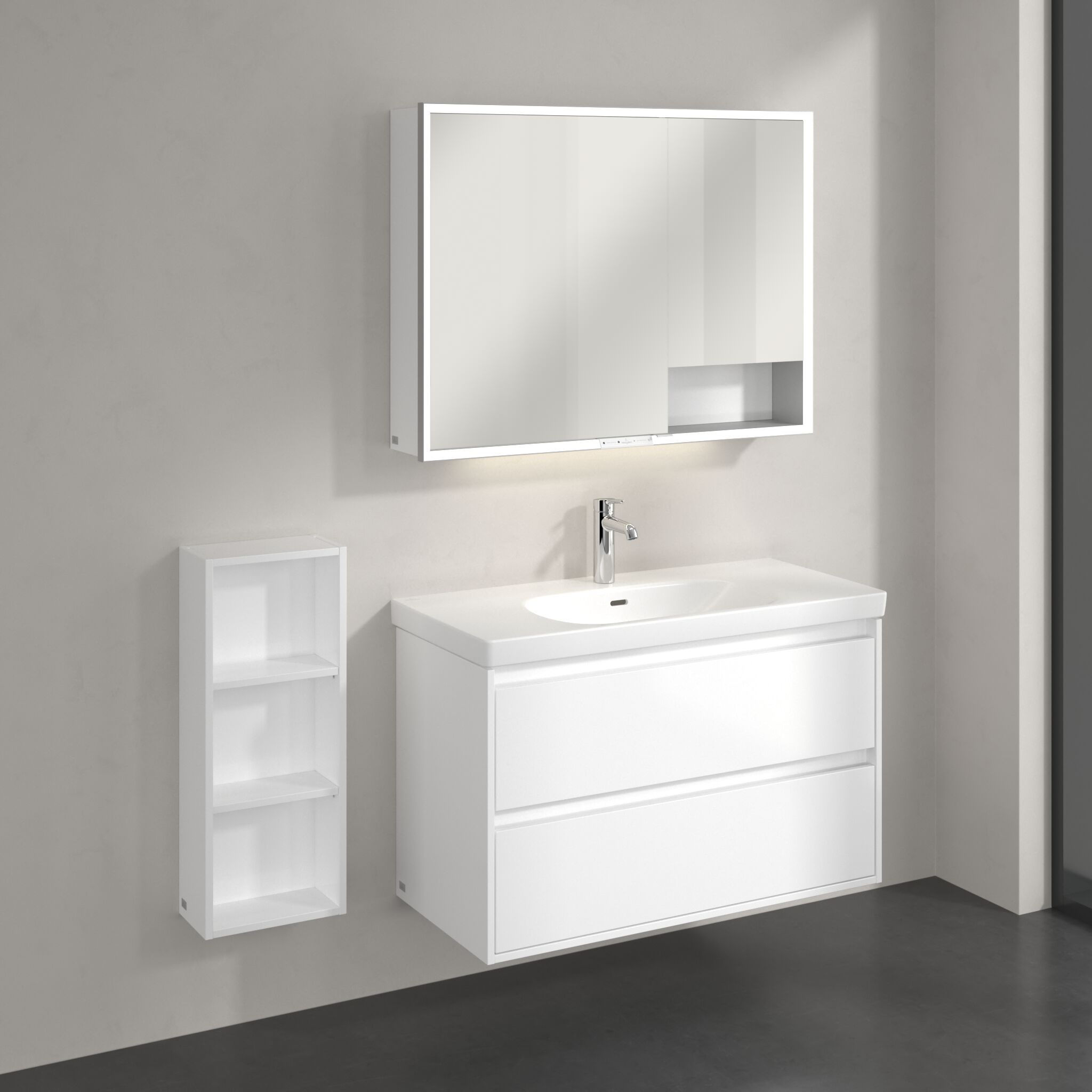 MY VIEW + by Villeroy & Boch - Mobile bagno a giorno sospeso - 25