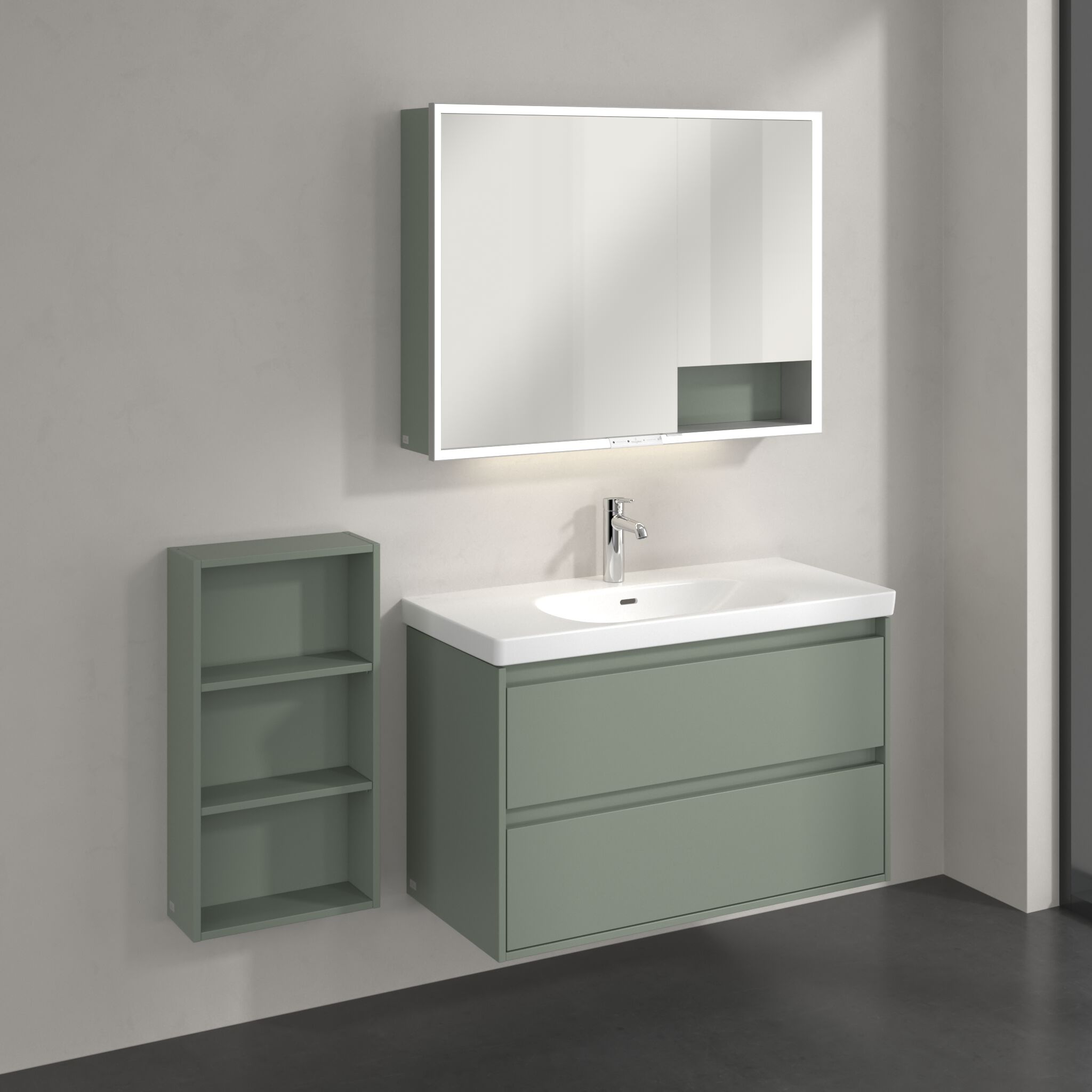 MY VIEW + by Villeroy & Boch - Mobile bagno a giorno sospeso - 43