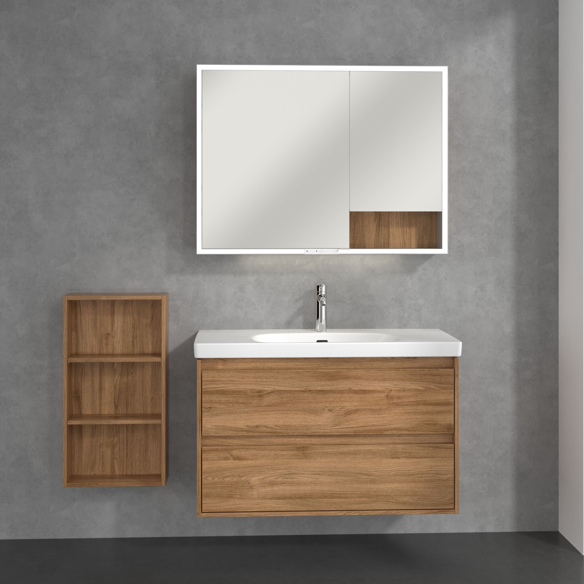 MY VIEW + by Villeroy & Boch - Mobile bagno a giorno sospeso - 50